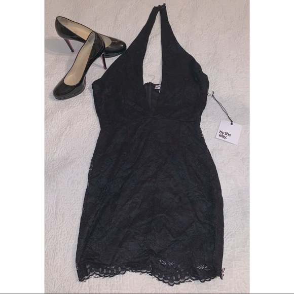 By the way | mini lace black dress - Picture 2 of 5